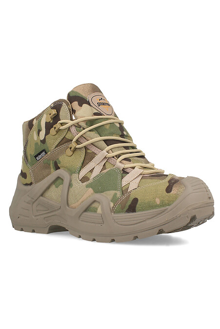 Мужские берцы Scooter Multicam Waterproof. Кроссовки. Цвет: multi-color. #4101958
