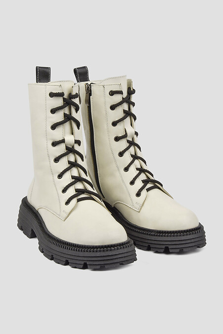 Demi-season boots. Boots. Color: beige. #4205979