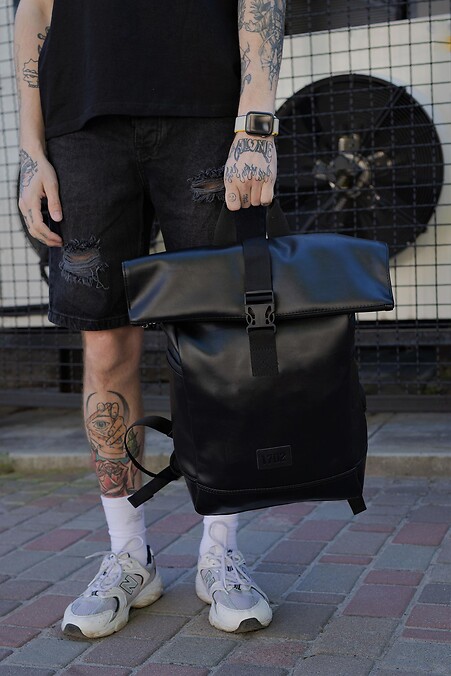 Lederrucksack Rolltop 1702 - #8048981