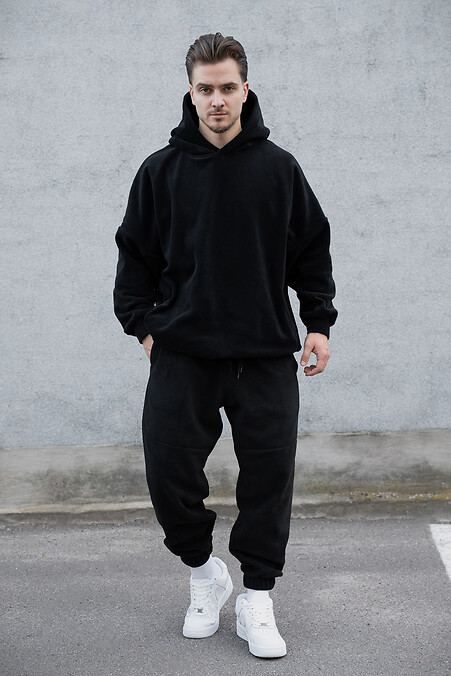 Чоловічий Флісовий Спортивний Костюм Utopia Black. Костюми. Колір: чорний. #8055988