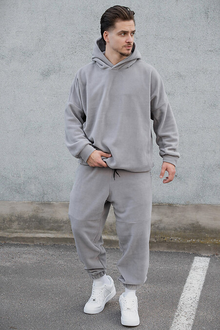 Мужской флисовый спортивный костюм Utopia Gray - #8055990