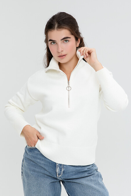 Women's knitted sweater - #4038991