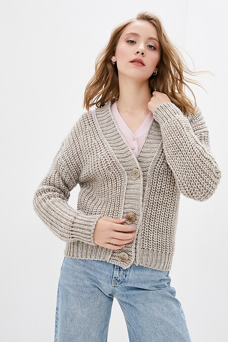 Jacket for women. Jackets and sweaters. Color: gray. #4037994