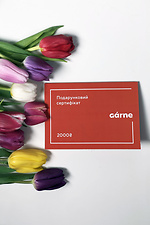 Подарунковий сертифікат на покупку на суму 2000 грн Garne 2000 фото №1
