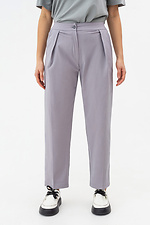 PANNA-B trousers, gray, tapered at the bottom Garne 3042001 photo №1