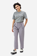 PANNA-B trousers, gray, tapered at the bottom Garne 3042001 photo №2