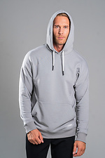 Univers Petlia 23 grauer Frühlings-Kapuzenpullover für Herren Teamv 8034001 Foto №4