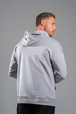 Univers Petlia 23 grauer Frühlings-Kapuzenpullover für Herren Teamv 8034001 Foto №5