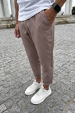 Cropped trousers tapered with turn-ups GRUF 8050001 photo №3
