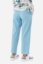 Spodnie PANNA-B w kolorze niebieskim, zwężane u dołu Garne 3042002 zdjęcie №5