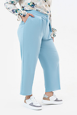 Spodnie PANNA-B w kolorze niebieskim, zwężane u dołu Garne 3042002 zdjęcie №16