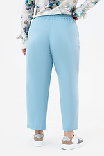 Spodnie PANNA-B w kolorze niebieskim, zwężane u dołu Garne 3042002 zdjęcie №17
