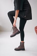 Women's boots with leopard print  4207002 photo №3