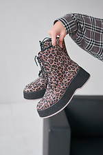 Damenstiefel mit Leopardenmuster  4207002 Foto №6