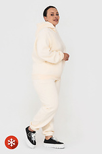 Утеплений спортивний костюм KAMALA молочного кольору Garne 3041003 фото №4