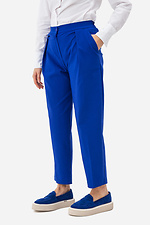 PANNA-U trousers, blue, tapered at the bottom Garne 3042003 photo №1