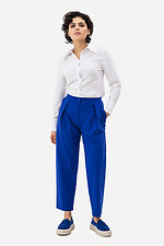 PANNA-U trousers, blue, tapered at the bottom Garne 3042003 photo №2