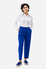 PANNA-U trousers, blue, tapered at the bottom Garne 3042003 photo №3