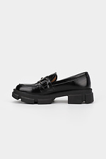 Black patent leather loafers Garne 3200004 photo №4