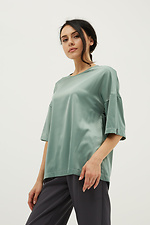 Шелковая свободная блуза OTTILIA с коротким рукавом Garne 3039005 фото №3
