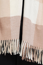 Мужской Шарф В Клеточку Terner Beige Without 8056005 фото №4