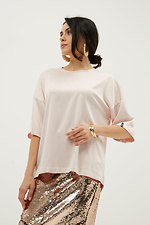 Шелковая свободная блуза OTTILIA с коротким рукавом Garne 3039006 фото №2