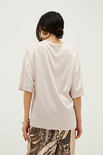 Шелковая свободная блуза OTTILIA с коротким рукавом Garne 3039006 фото №4