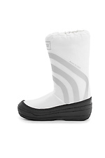 Білі зимові чоботи дутики на платформі Forester 4203006 фото №4