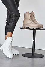 High winter ankle boots on a massive platform  8019006 photo №3