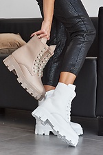 High winter ankle boots on a massive platform  8019006 photo №4