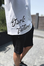 Long-cut cotton oversized T-shirt GRUF 8050006 photo №3