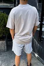 Long-cut cotton oversized T-shirt GRUF 8050007 photo №3