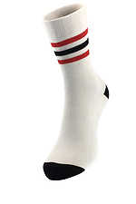 Cotton socks with Lovi lettering M-SOCKS 2040008 photo №2