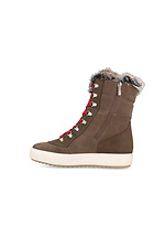 Warm winter boots in nubuck with natural fur Forester 4203008 photo №3