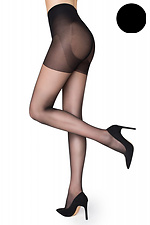 Thin nylon tights 30 den with a high waist and slimming shorts Marilyn 4024009 photo №1