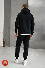 Men's warm sports suit Classic 3 Black Teamv 8034009 photo №4