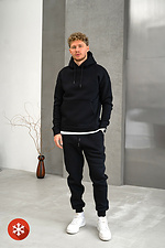 Men's warm sports suit Classic 3 Black Teamv 8034009 photo №7
