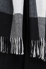 Men's Black Plaid Scarf by Turner Without 8056009 photo №4