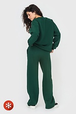 Warm fleece suit WENDI emerald color Garne 3041010 photo №5