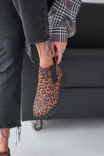 Women's short boots with leopard print  4207010 photo №2