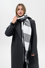 Жіночий Шарф У Клітинку Terner Black Without 8056010 фото №2