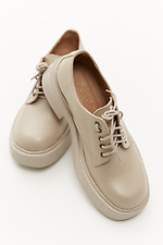 Leichter Damen-Oxford-Schuh aus echtem Leder Garne 3200011 Foto №1
