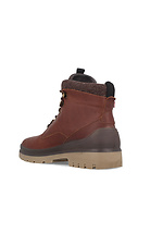 Зимние кожаные ботинки коричневого цвета на мембране Forester 4203011 фото №4