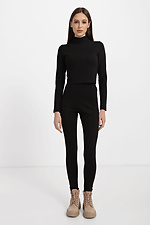 Black SYNTHIA knitted suit: short jacket, tight pants Garne 3040012 photo №1