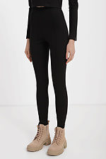 Black SYNTHIA knitted suit: short jacket, tight pants Garne 3040012 photo №4