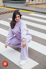 Warm fleece suit WENDI lilac color Garne 3041012 photo №5