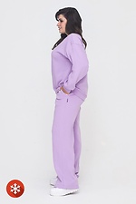 Warm fleece suit WENDI lilac color Garne 3041012 photo №8