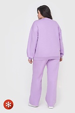 Warm fleece suit WENDI lilac color Garne 3041012 photo №9