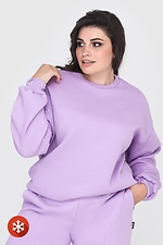 Warm fleece suit WENDI lilac color Garne 3041012 photo №10