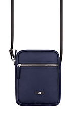 Blue messenger bag with external pocket GARD 8011012 photo №1